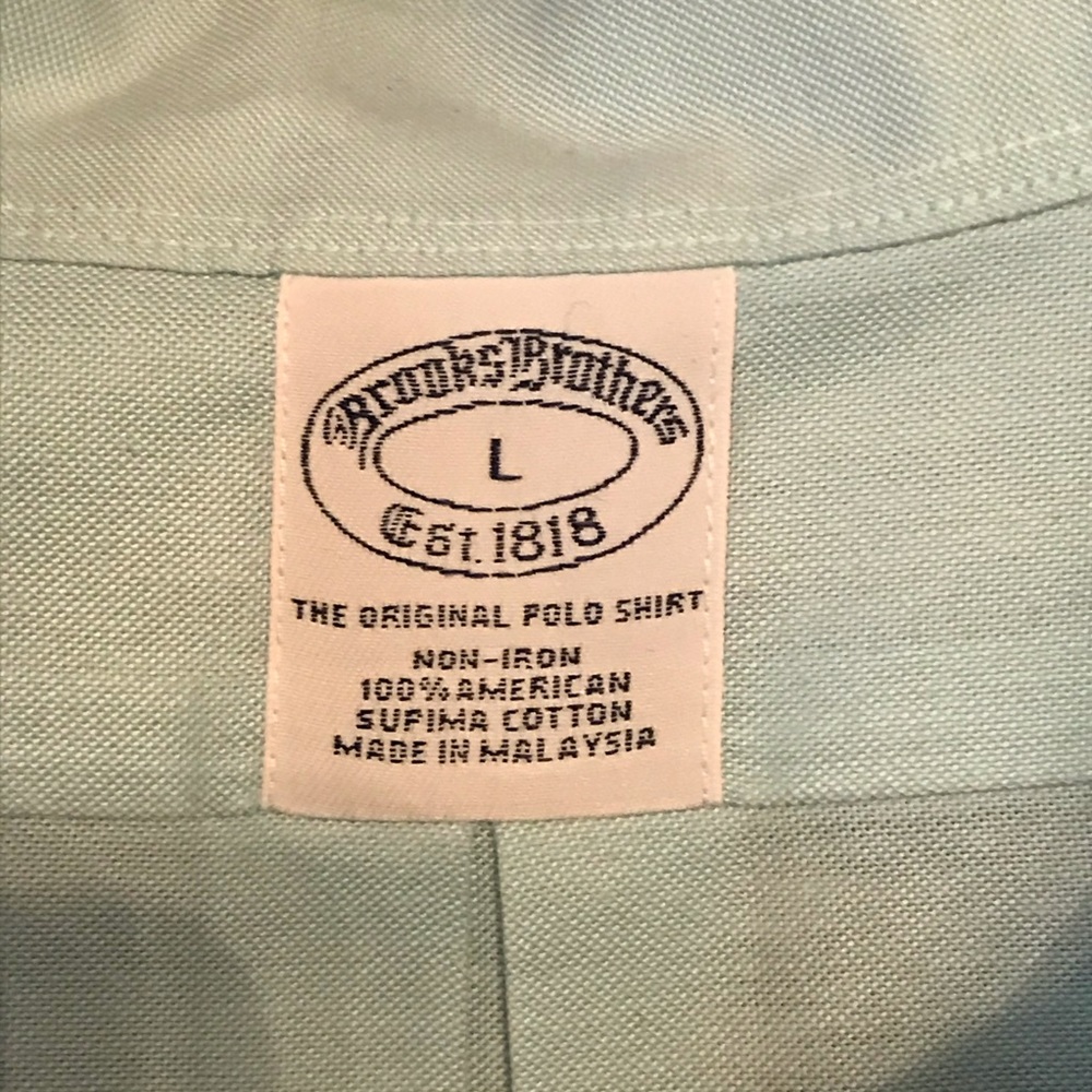 Brooks Brothers Original Polo Shirt, L - Picture 6 of 6